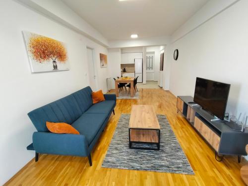 Posezení v ubytování DB Apartment