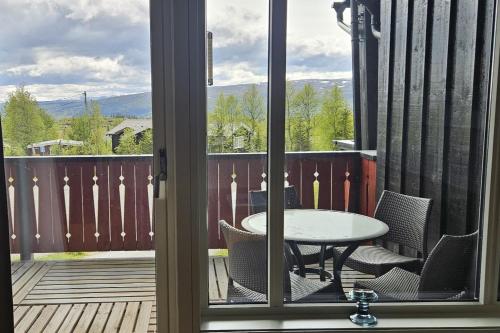 Μπαλκόνι ή βεράντα στο Appartment at Stølstunet in Beitostølen