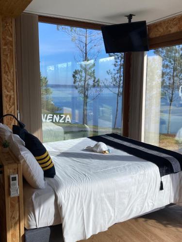 Postel nebo postele na pokoji v ubytování AIR FERVENZA