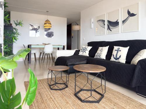 Posezení v ubytování Hauzify I Apartament Cala Crancs