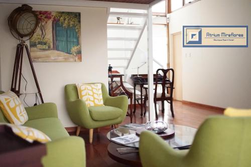 Zona de estar de Atrium Miraflores Hotel
