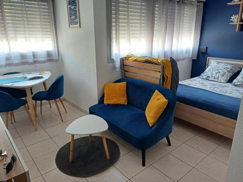 Posezení v ubytování L'Escale Marine : Centre ville/ Plage