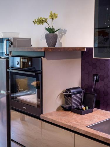 Una cocina o cocineta en Apartmán Karlova Studánka