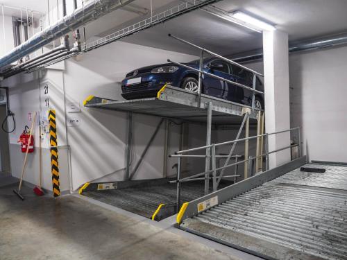 Litera o literas en una habitación de Apartmán Karlova Studánka