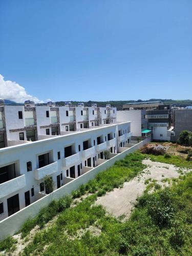 an aerial view of an apartment building at Sleep Melon Homestay in Taitung City