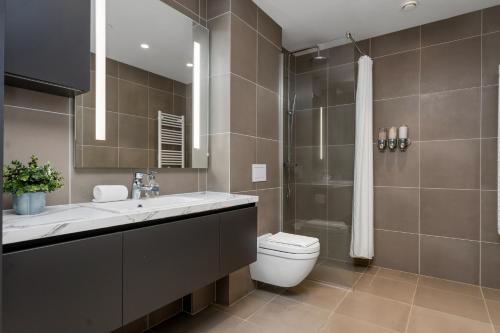 Un baño de Sif Apartments by Heimaleiga