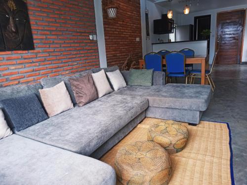 Posezení v ubytování Cassia Riverside Villa