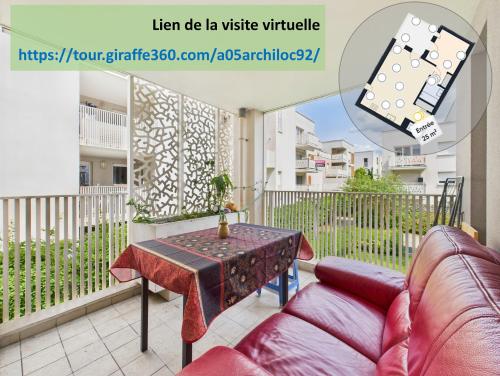 CosyHome in Paris, gare et terrasse