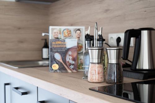 Kemudahan buat kopi dan teh di Schöne Apartments in Lohne I home2share
