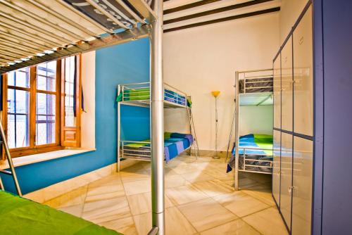 Katil atau katil-katil dalam bilik di Hostel Trotamundos
