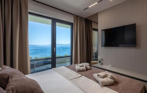 Voodi või voodid majutusasutuse Villa Dujma by Villas Guide toas