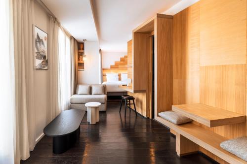 Posezení v ubytování Le Citizen Hotel