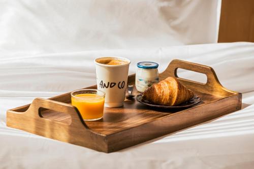 Možnosti snídaně pro hosty v ubytování Le Citizen Hotel