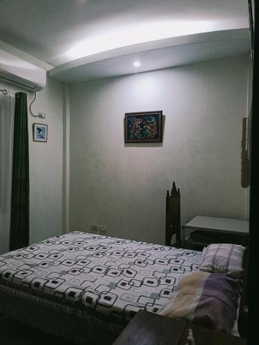 a bedroom with a bed in a room at Road3 B&B in Puerto Princesa