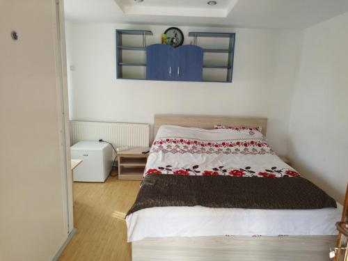 Ένα ή περισσότερα κρεβάτια σε δωμάτιο στο Casa Lidia și Gogu