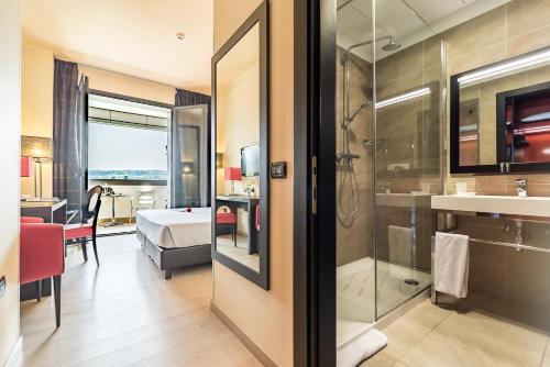 Koupelna v ubytování Amatì Design Green Hotel