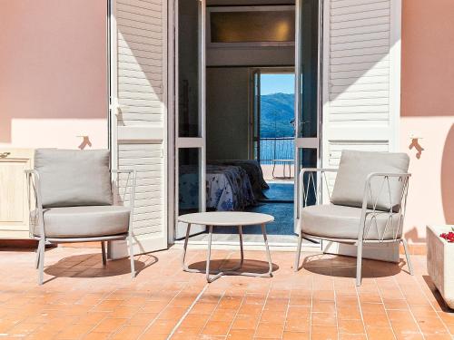 Zona de estar de Loft terrazza sul mare
