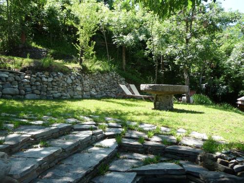 Κήπος έξω από το Chalet Pierre-vue sur le Pelvoux