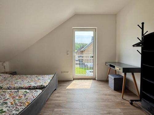 Katil atau katil-katil dalam bilik di Klimatisierte OG Wohnung