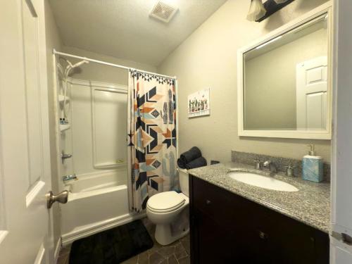 Koupelna v ubytování Peace in the Holler