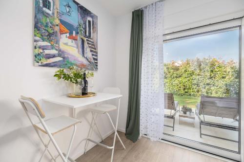Μπαλκόνι ή βεράντα στο Studio Apartment Rosa Krk