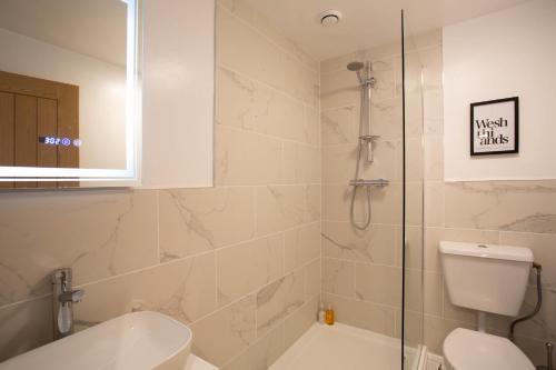 Et badeværelse på East farm cottages