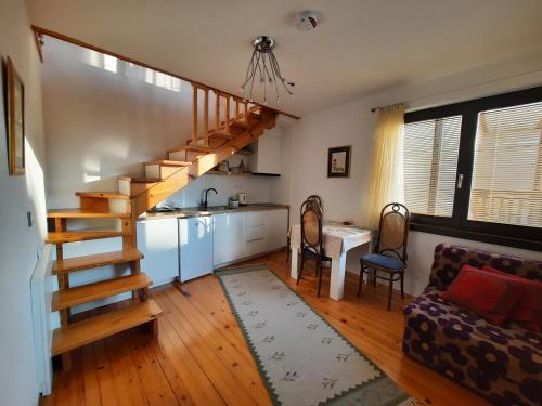 Køkken eller tekøkken på Buba Apartment