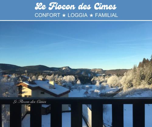 Confortable Studio de montagne avec loggia et jolie vue Les Rousses 