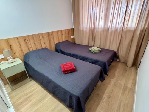 En eller flere senge i et værelse på Luxury apartment Finestrat CRSV