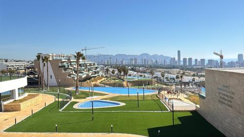 Swimmingpoolen hos eller tæt på Luxury apartment Finestrat CRSV
