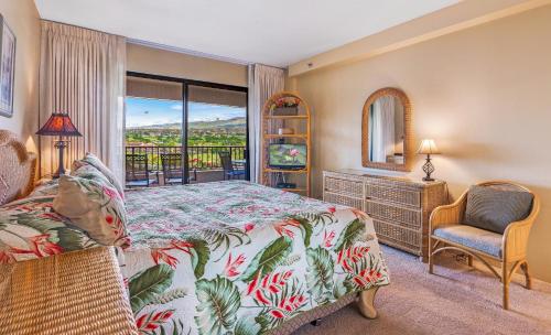 Postel nebo postele na pokoji v ubytování Kaanapali Alii #2104 Ocean View - Beautiful Remodel
