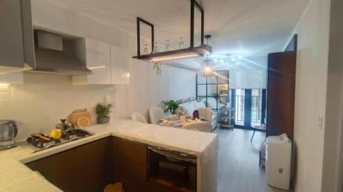 Η κουζίνα ή μικρή κουζίνα στο Brand new apartment in Miraflores