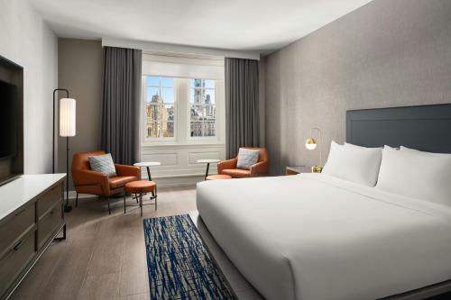 Ένα ή περισσότερα κρεβάτια σε δωμάτιο στο Courtyard by Marriott Philadelphia Downtown