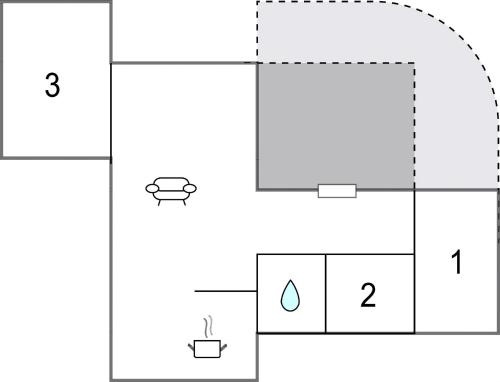 an image of a block diagram of a block diagram at Nice Home In Orø With House Sea View in Orø