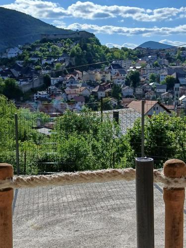 Vue générale sur la montagne ou vue sur la montagne depuis l'appartement