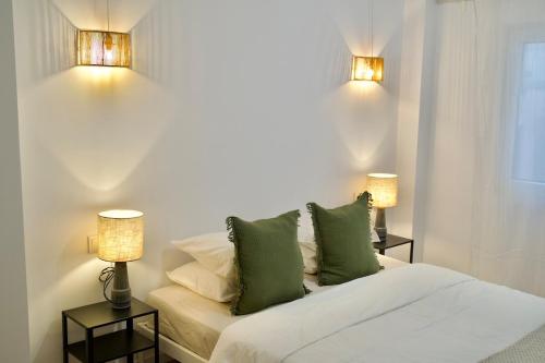 Ένα ή περισσότερα κρεβάτια σε δωμάτιο στο Tzatziki Room 1