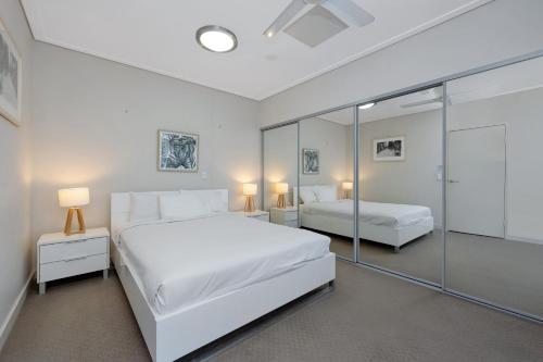 Katil atau katil-katil dalam bilik di The Dalgety Apartments