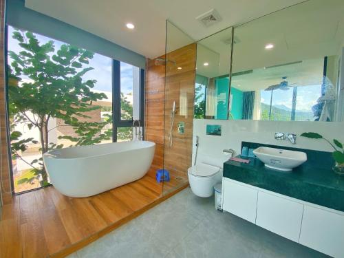 Vannituba majutusasutuses Tropical Villa 3 bedrooms at Venus Resort by Flamingo- free entry ticket