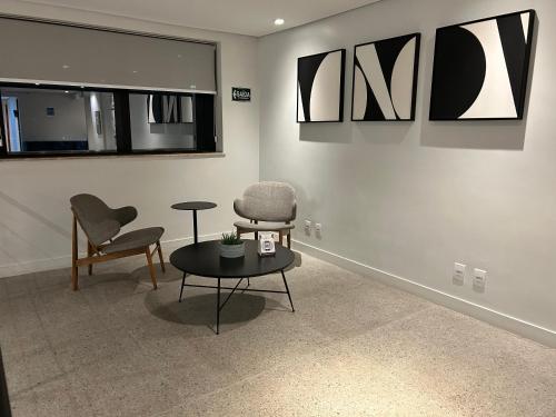 Posezení v ubytování TOP quarto Stay Inn hotel 3 min Av Paulista