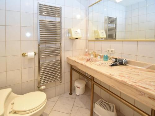 Un baño de Luxurious Apartment in Jägersgrün with Saunas