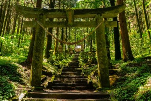 Jardín al aire libre en Hokkoma Aso Private cottage 1棟貸しコテージ南阿蘇