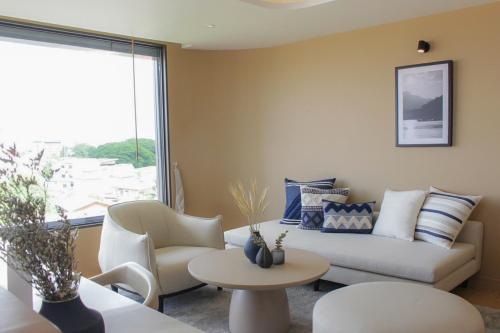 Ruang duduk di LePont Riverfront Resort Nongkhai