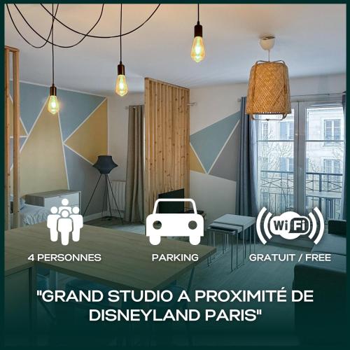 Le Delta Bailly - Appartement pour 4 personnes Disneyland Paris