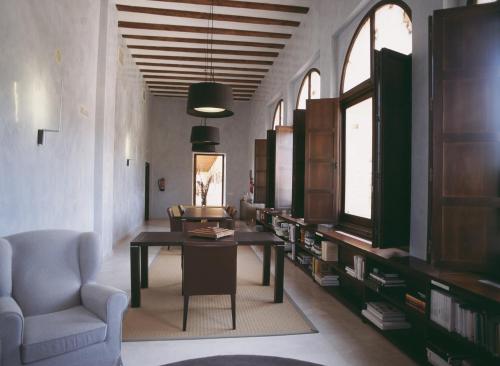 Χώρος καθιστικού στο Hospedería del Monasterio de Rueda