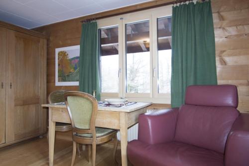 Posezení v ubytování Chalet Cresta di Saas