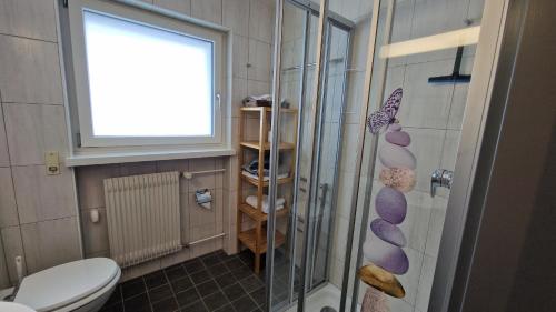 Koupelna v ubytování Haus VALLESIA