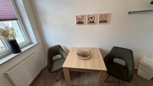 Гостиная зона в Ferienwohnung Fürstenberg - Spatz