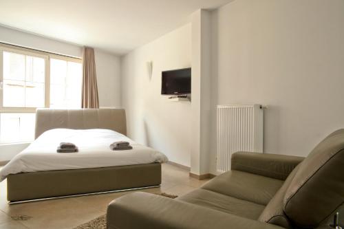 Ruang duduk di Place 2 stay
