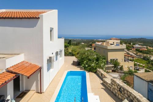 Villa Views Crete Private Pool & Sea Horizon