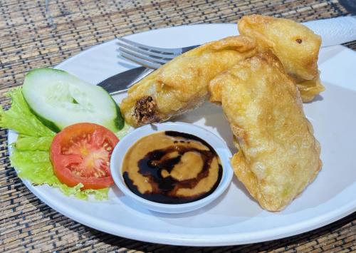 Jídlo v prázdninového areálu nebo okolí